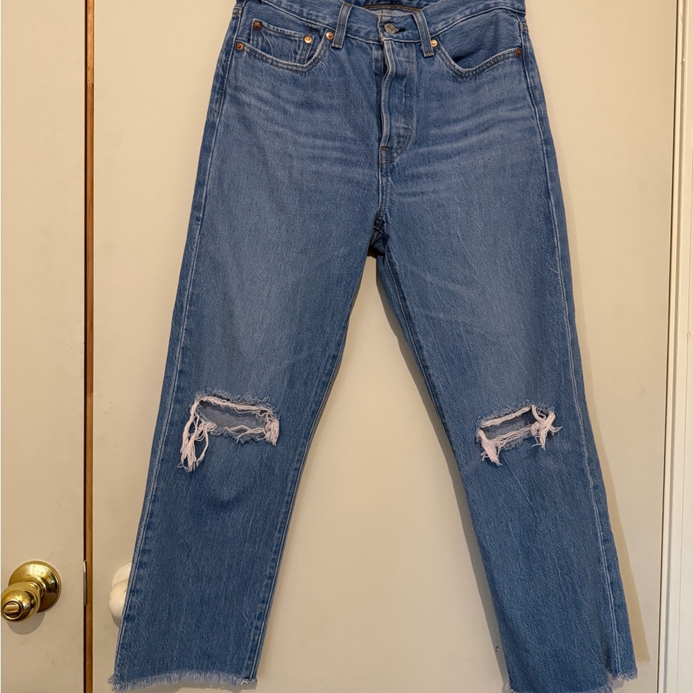 Levi Wedgie Straight Jeans